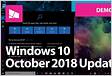Updated version of Windows 10 October 2018 Update released to